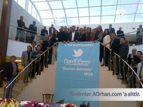 Melih Gökçek'in Twitter 1. yıl Kutlaması