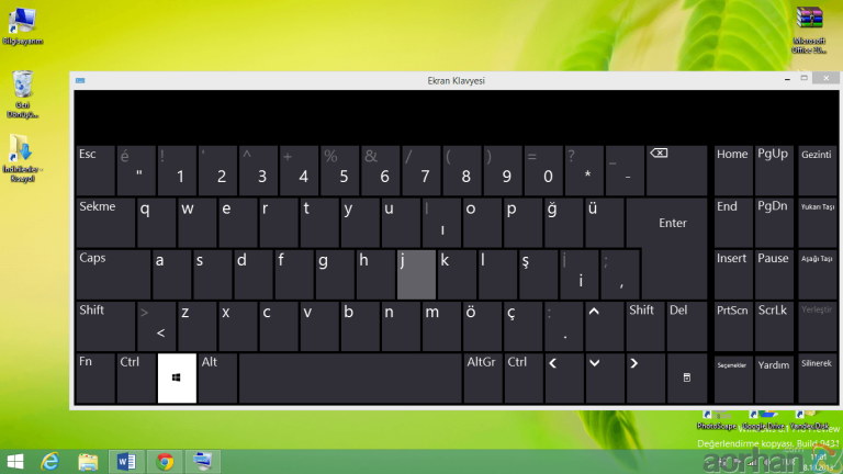 Windows’da Ekran Klavyesi Nasıl Açılır?