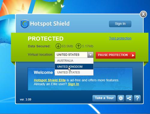 iPhone için Hotspot Shield VPN