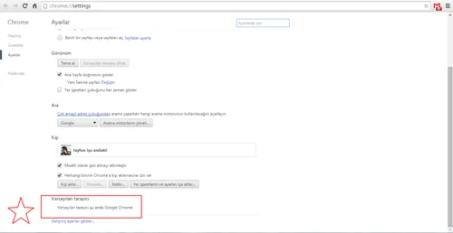 Google Chrome Nasıl Varsayılan Tarayıcı Yapılır?