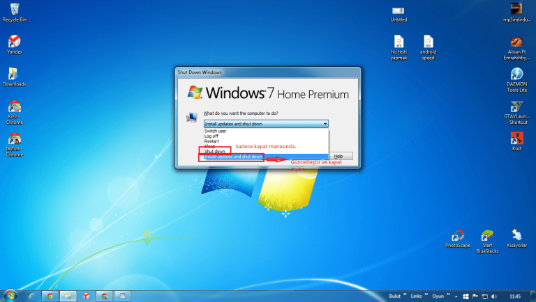 Bilgisayar Güncellenmeden Nasıl Kapatılır?