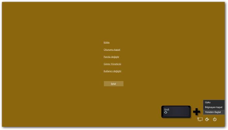 Windows 10’da Shift Tuşu İle Güvenli Moda Nasıl Bilgisayar Açılır?