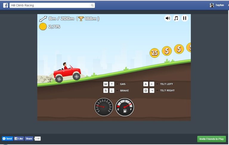 Facebook Üzerinden Hill Climb Racing Nasıl Oynanır?