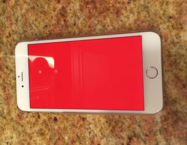 iPhone 6S’te Kırmızı Ekran Hatası Nasıl Çözülür?