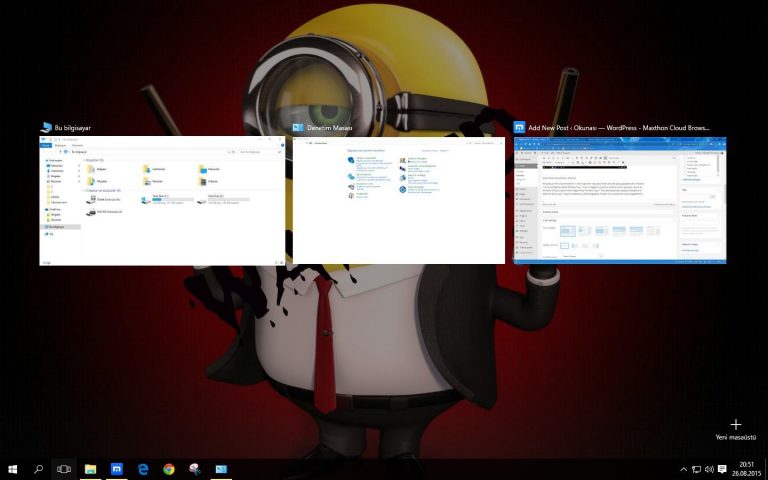 Windows 10’da Görev Görünümü Düğmesi Nedir, Ne İçin Kullanılır?