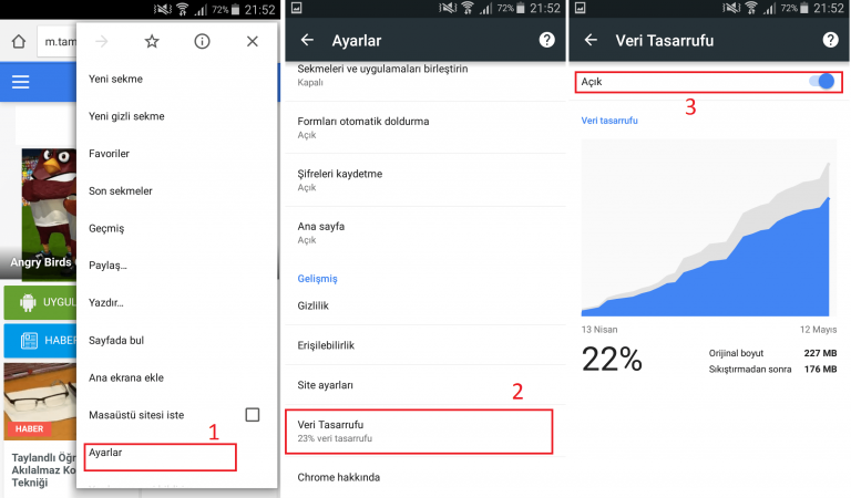 Mobil Google Chrome’da Veri Tasarrufu Nasıl Sağlanır?