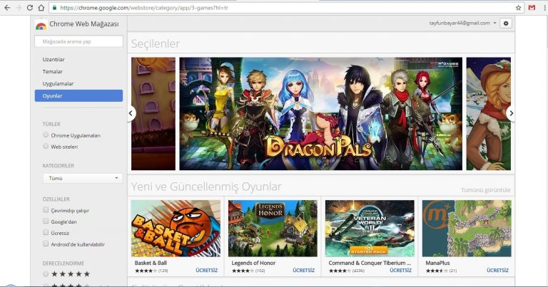 Google Chrome’da Oyun Nasıl Oynanır?