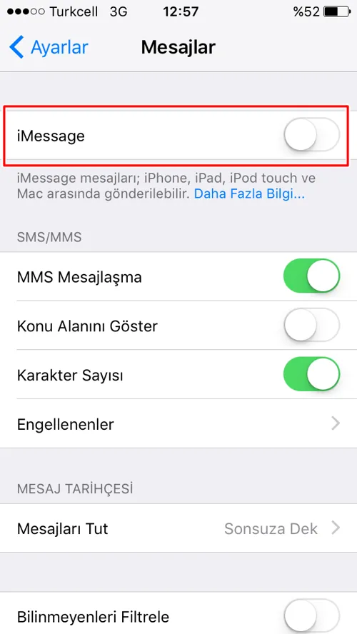 iPhone'lardaki iMessage Ücreti Sorunu Çözümü