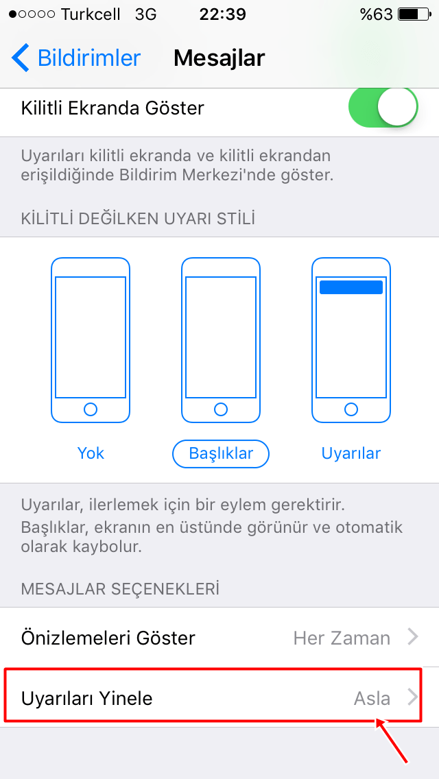 iPhone’da Mesaj Bildirimlerinin Tekrarı Nasıl İptal Edilir?