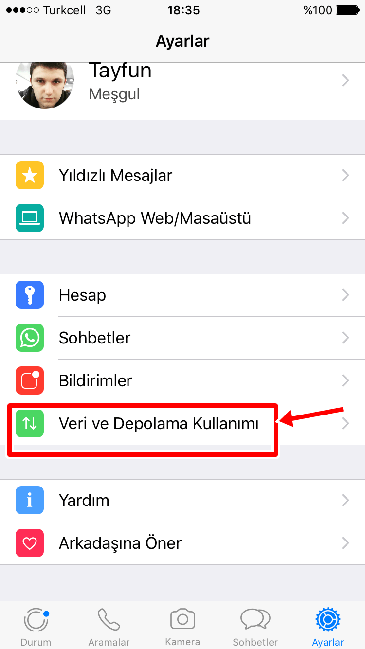 Whatsapp’ta Verileri Otomatik İndirme Ayarı Nasıl Kapatılır?