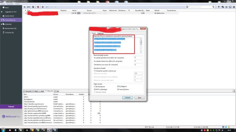 Torrent’te Tracker (İzleyici) Nedir, Torrent’e Nasıl Eklenir?