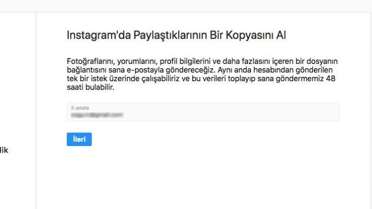 Instagram Arşiv İndirmesi Nasıl Yapılır?