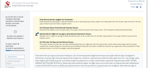 E-Devlet Koruyucu Aile Olma İşlemleri