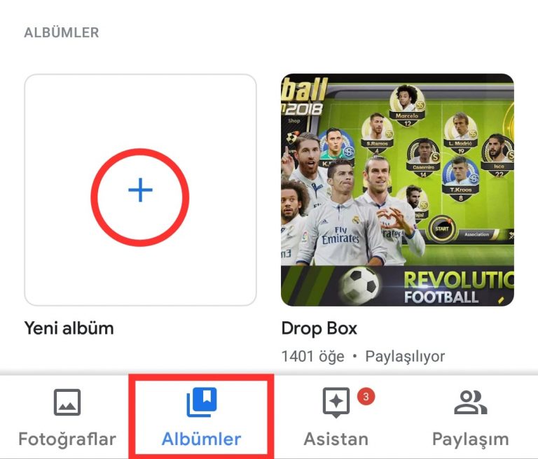 Google Fotoğraflarda Albüm Nasıl Oluşturulur?