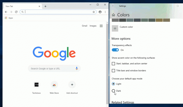 Google Chrome Karanlık Mod Test Ediliyor