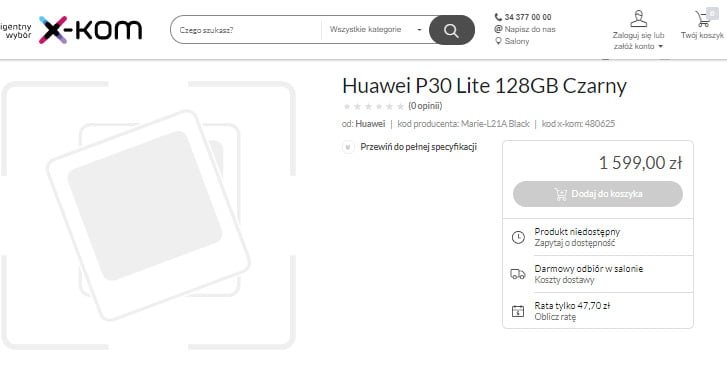 Huawei P30 Lite Modeli Satışa Çıktı