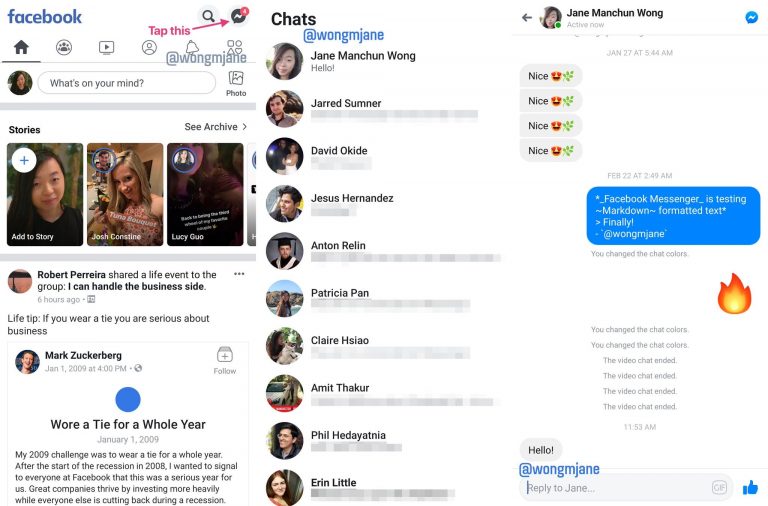 Messenger Facebook Uygulamasına Geri Geliyor