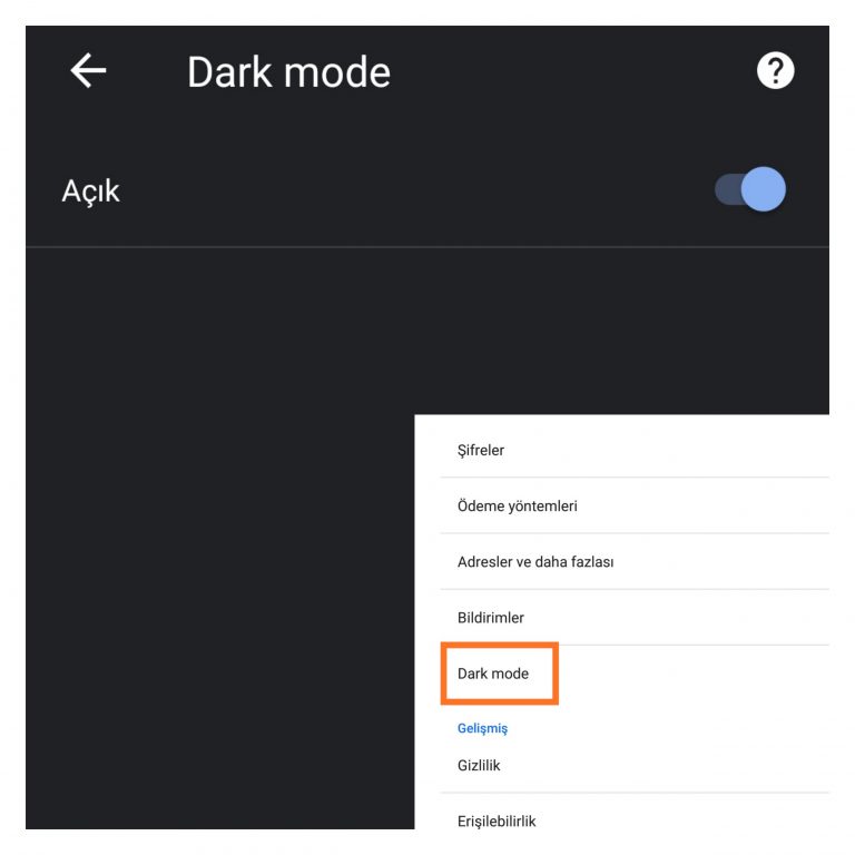 Android İçin Chrome Karanlık Mod Nasıl Açılır?