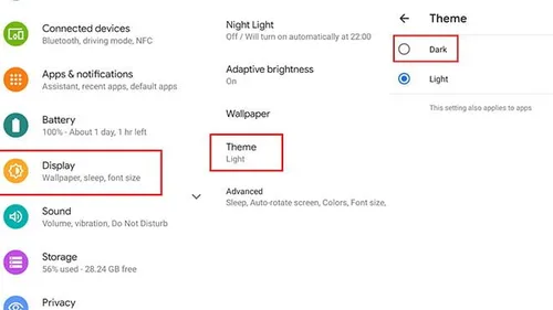 Android Q KAranlık Mod Nasıl Aktif Edilir?