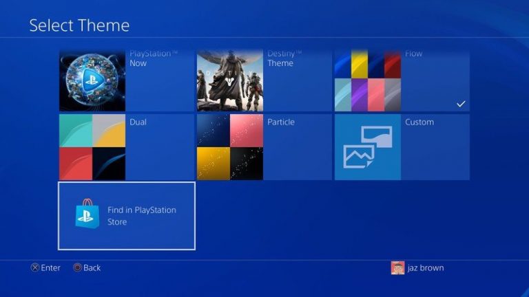 PlayStation 4 Tema Değiştirme