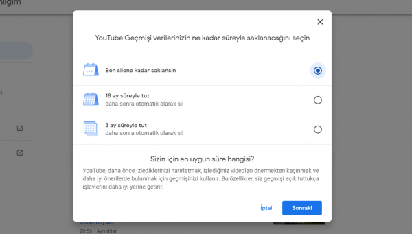 Youtube Geçmişinizi Otomatik Olarak Nasıl Silersiniz?