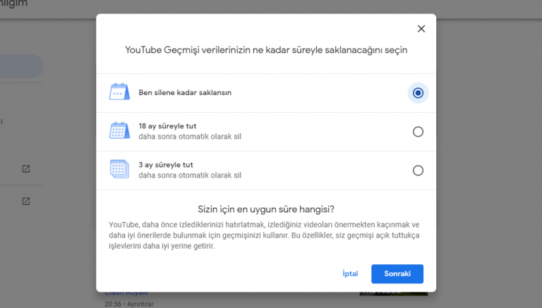 Youtube Geçmişinizi Otomatik Olarak Nasıl Silersiniz?