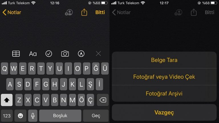 iPhone Üzerinden Belge Nasıl Taranır?