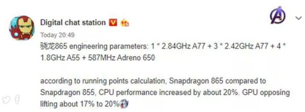 Snapdragon 865 İşlemci Detayları Belli Oldu