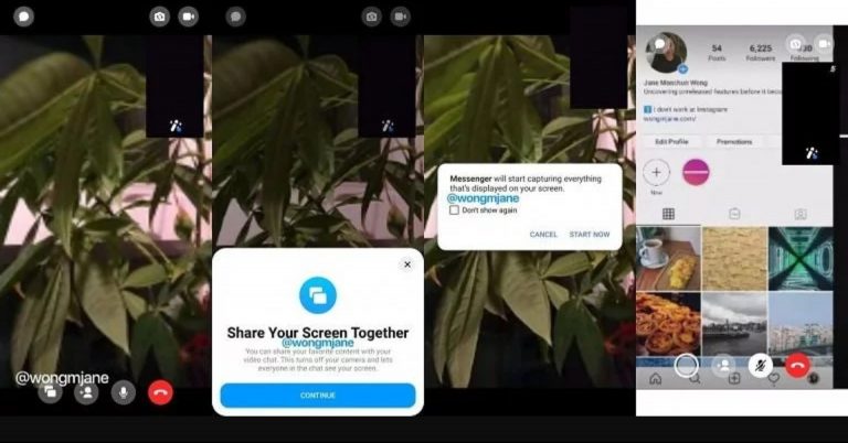 Facebook Messenger Ekran Paylaşma Özelliği Nasıl Çalışacak?