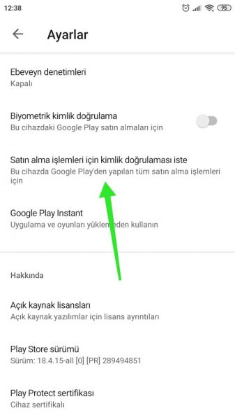 Google Play Sore'da Parmak İzi Nasıl Kullanılır?