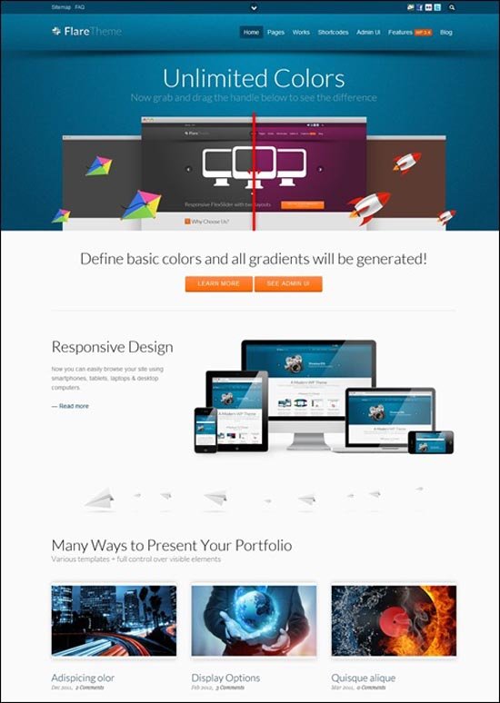 Wordpress Themes Responsive