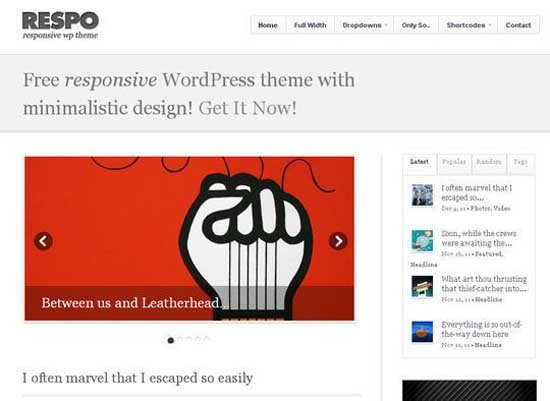 Wordpress Themes Responsive