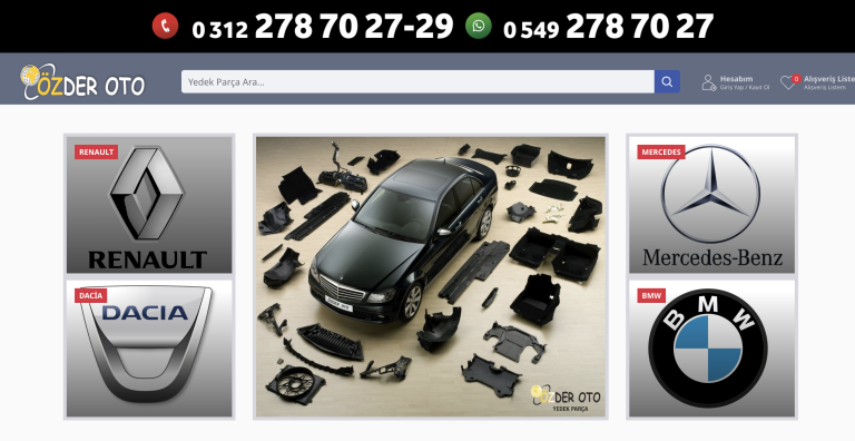 Online Renault Yedek Parçası Hizmeti