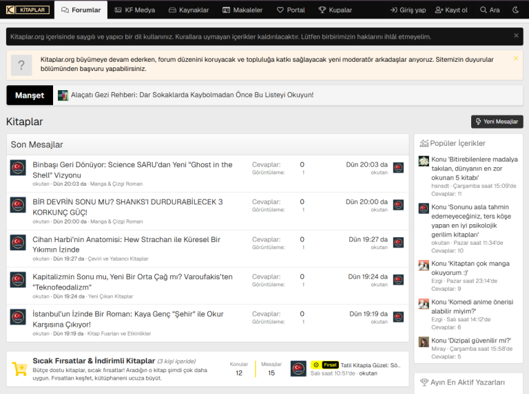 Okuma Tutkunlarının Buluşma Noktası: Kitaplar.org Dünyasına Adım Atın