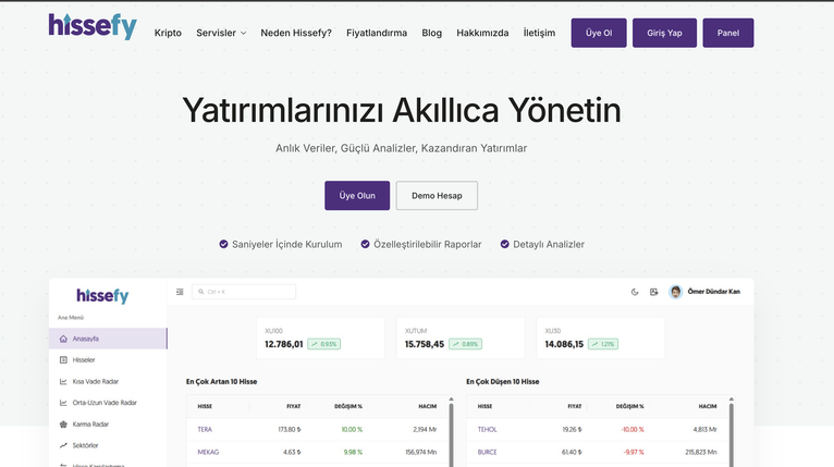Hissefy Nedir? Yapay Zekâ DestekliHisse ve Kripto Analiz Platformunu Keşfedin